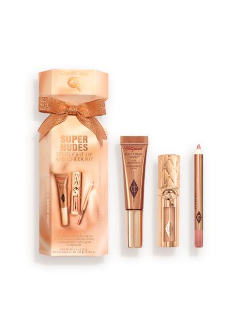Charlotte Tilbury SUPER NUDES SPOTLIGHT LIP AND CHEEK KIT LIP & CHEEK CRACKER