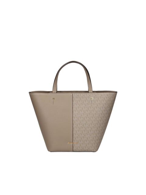 MICHAEL KORS medium Flora two-tone tote bag