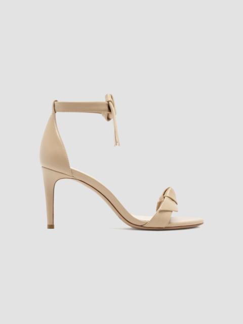 ALEXANDRE BIRMAN Women's Clarita 75MM Bow Leather Sandals - Beige