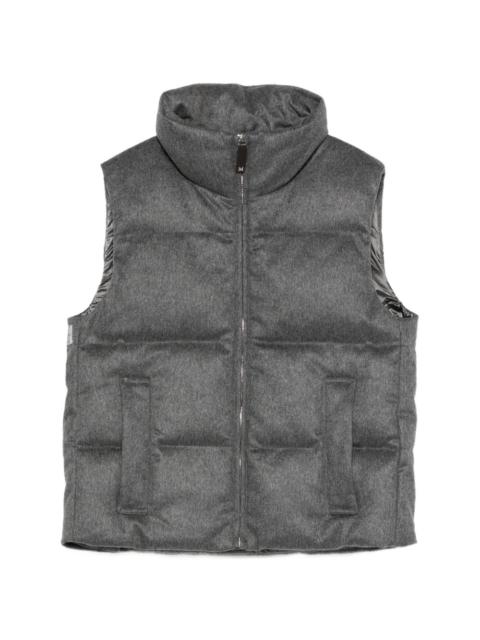 Max Mara zipped puffer gilet
