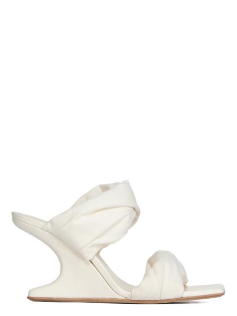 Rick Owens Twisted Cantilever 80 leather mules