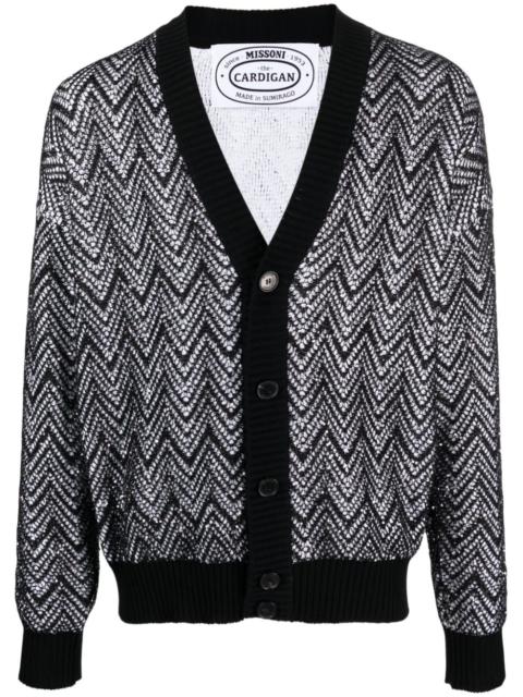 Missoni Zigzag sequin-embellished cardigan