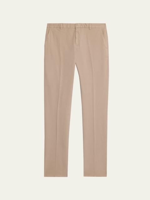 ZEGNA Men's Slim Flat-Front Pants