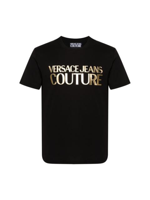 VERSACE logo-print cotton T-shirt