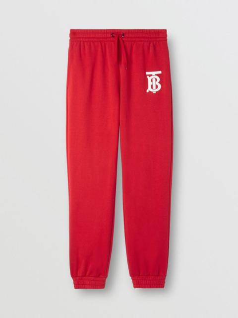 Burberry Monogram Motif Cotton Jogging Pants