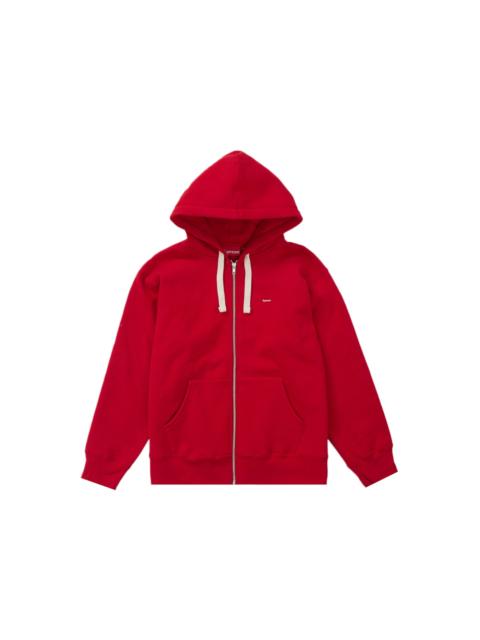 Supreme Supreme Small Box Drawcord Zip Up Hooded Sweatshirt Red