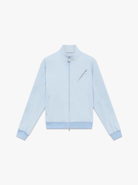 CASABLANCA Pale Blue Jacquard Zip Jacket | Casablanca Paris