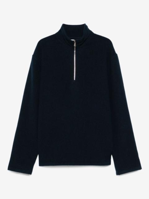 RIER virgin wool zip-up sweater