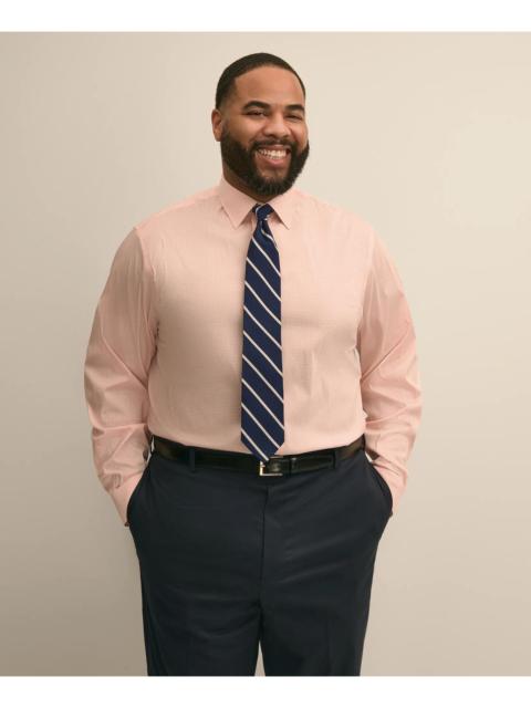 Brooks Brothers Brooks Brothers Explorer Collection Big & Tall Non-Iron Broadcloth Ainsley Collar, Gingham Dress Shi