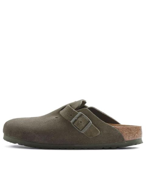 BIRKENSTOCK Birkenstock Boston Suede Leather Regular 'Suede Moss Green' 1024721