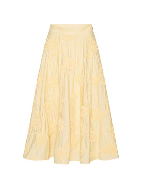 ROTATE floral maxi skirt