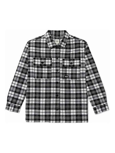 Vans (WMNS) Vans Contrasting Colors Plaid Lapel Shirt Jacket Black VN0A7TNTEM3
