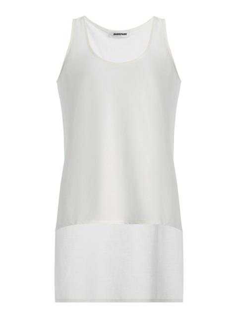 DARKPARK Ivy Cotton Jersey Tank Top white