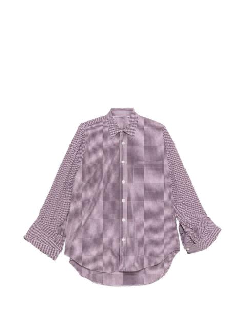 MARINA YEE M.Y. gingham shirt