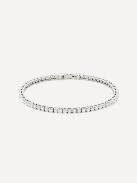 MISSOMA Platinum-Plated Tennis Everyday Bracelet