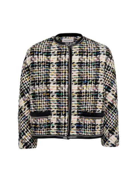 Alexander McQueen Hybrid Tweed Cocoon jacket