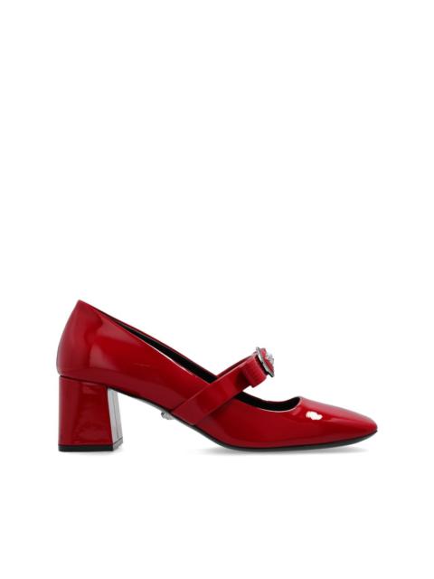 VERSACE Gianni Ribbon 55mm pumps