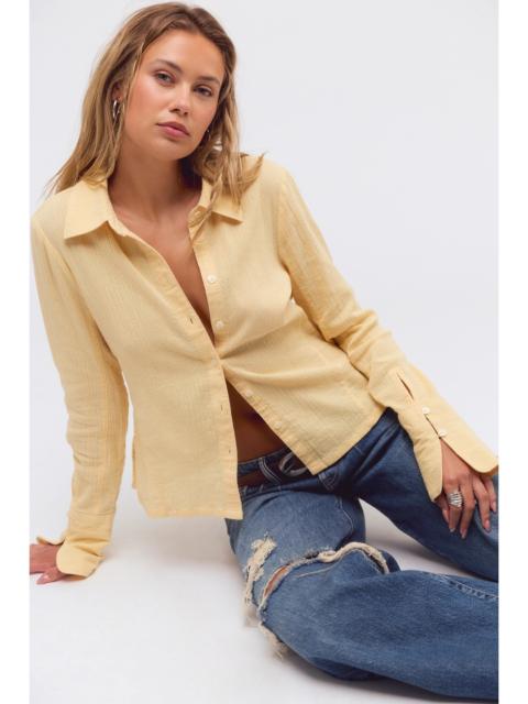 FREE PEOPLE We The Free Mallory Solid Shirt