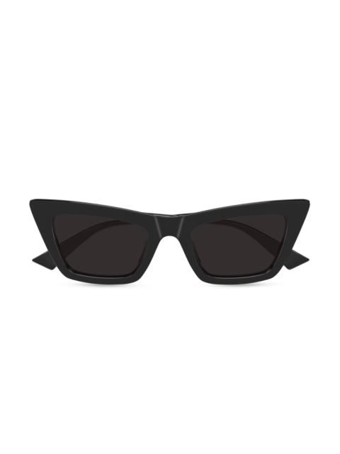 Bottega Veneta Women's Snap Ribbon 53MM Cat-Eye Sunglasses - Black