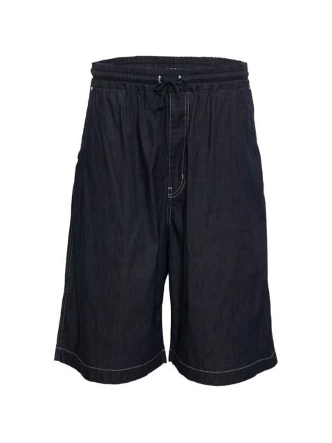 Comme des Garçons Homme contrast-stitch drawstring shorts