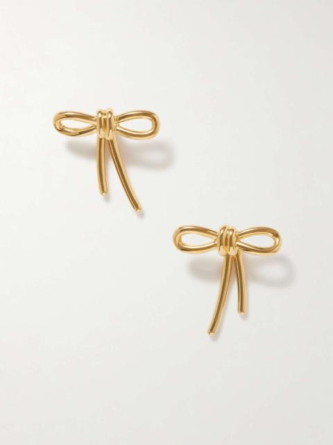 Scoobie gold-tone earrings