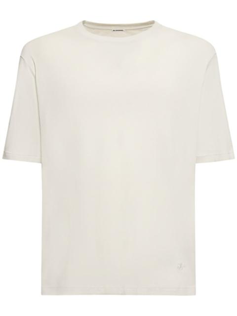 Layered cotton short-sleeve t-shirt