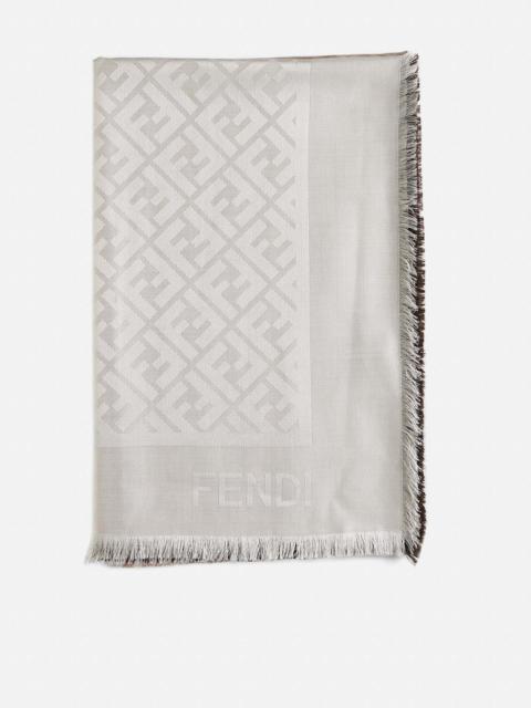FENDI FF gradient silk and wool shawl