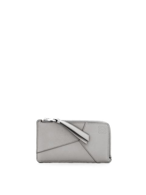 Puzzle Edge long coin cardholder in classic calfskin