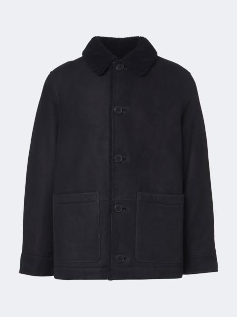 Yves Salomon Shearling-lined leather jacket