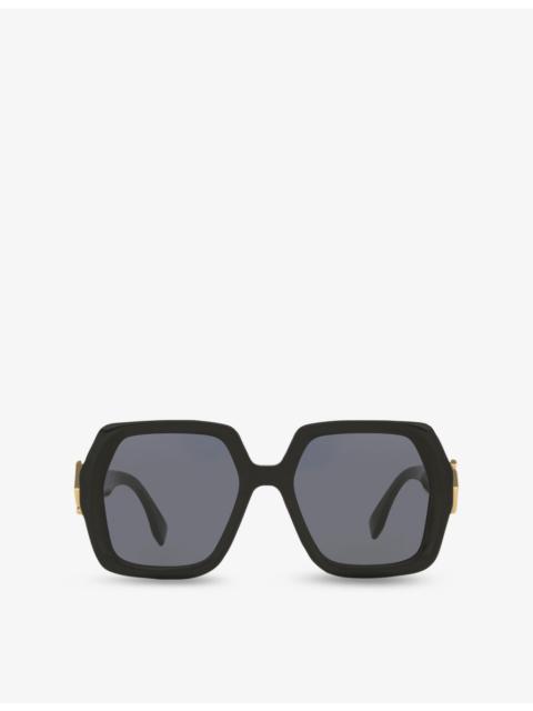 FENDI FE40139I Square-Frame Acetate Sunglasses