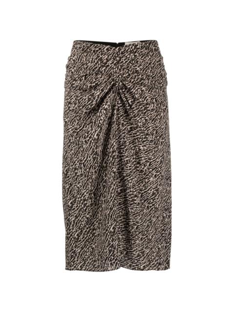 Isabel Marant Gaella silk-blend skirt