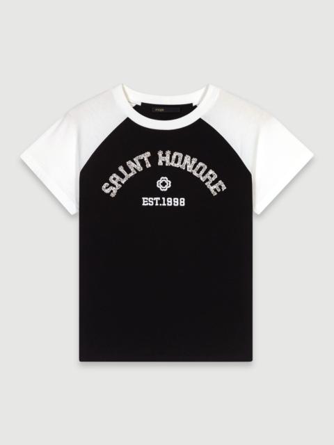maje Saint-Honoré diamanté T-shirt
