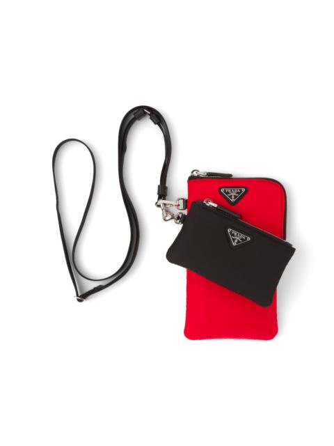 Prada Nylon Multi-functional Pouches With Strap