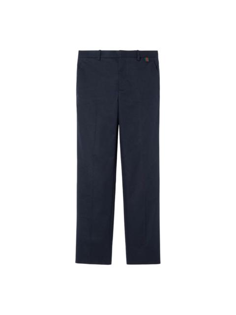 GUCCI Gucci Double Cotton Twill Pants 'Web Dark Blue' 790516-ZAQH5-4440