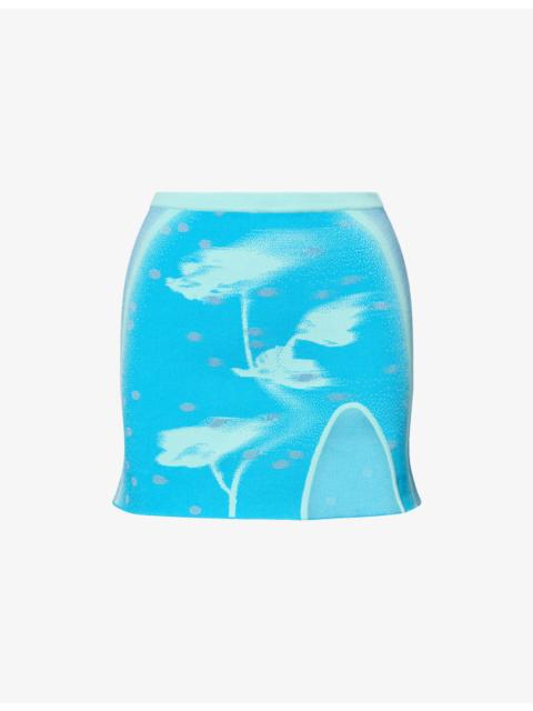 PH5 Casia Graphic Stretch-Knit Skort
