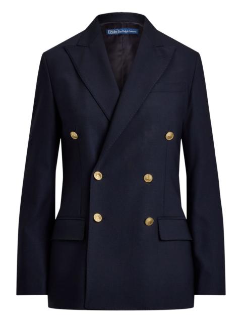 Polo Ralph Lauren double-breasted wool blend blazer