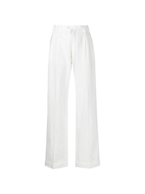 Maison Margiela high-waisted straight-leg trousers