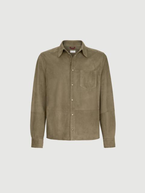 Brunello Cucinelli Suede overshirt