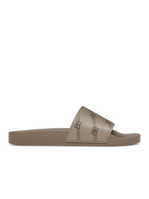 BALENCIAGA Balenciaga Pool Slides Dark Beige (Women's)