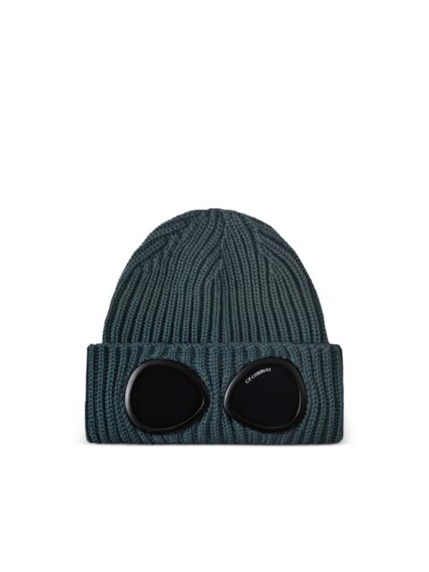 C.P. Company Goggle ribbed knit beanie hat