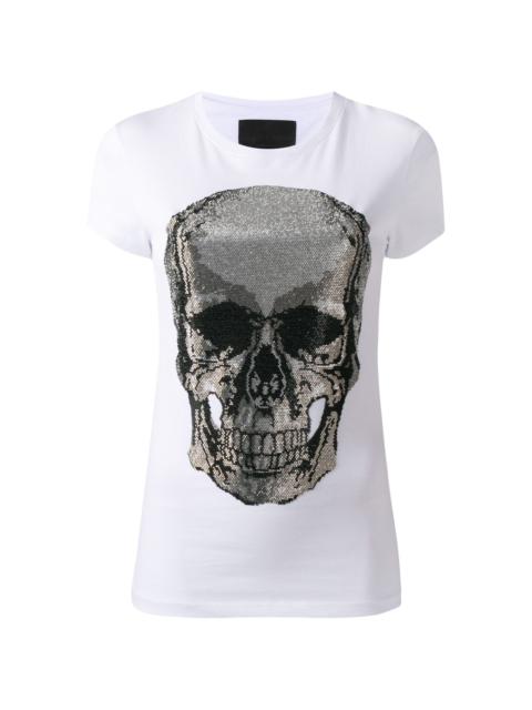 skull print T-shirt