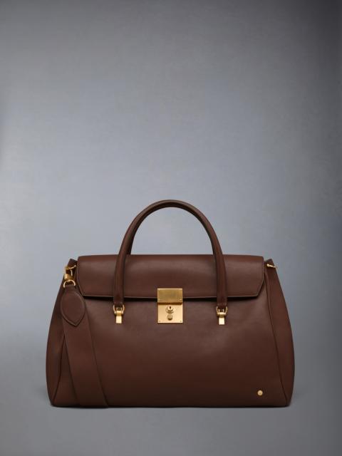 Thom Browne BOLTON WEEKENDER BAG IN SOFT CALF LEATHER