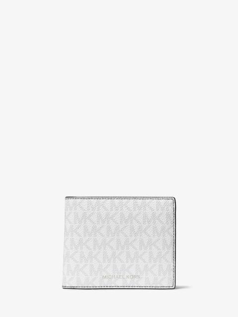 MICHAEL KORS Cooper Logo Billfold Wallet With Coin Pouch