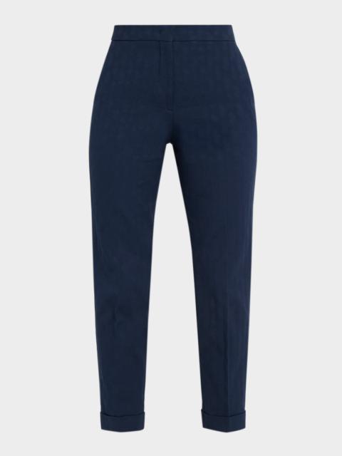 Etro Milano Stretch-Cotton Cigarette Trousers