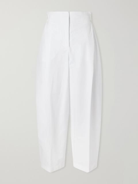 JACQUEMUS Miami cotton tapered pants White