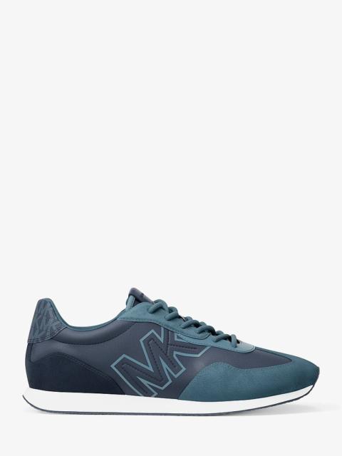 MICHAEL KORS Essex Mixed-Media Trainer