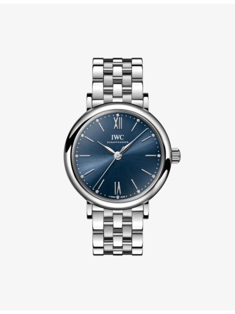 IWC Schaffhausen Portofino 34mm Stainless Steel Automatic Watch