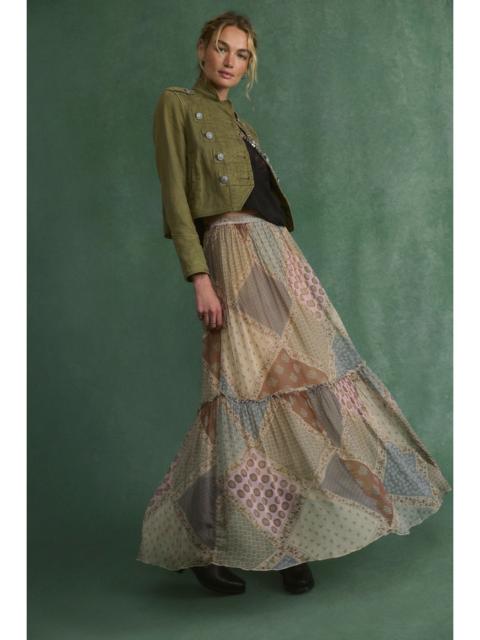 FREE PEOPLE Single Whip Printed Maxi Skirt