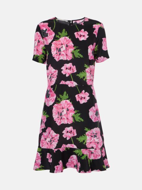 Stella McCartney Iconic floral ruffled silk minidress