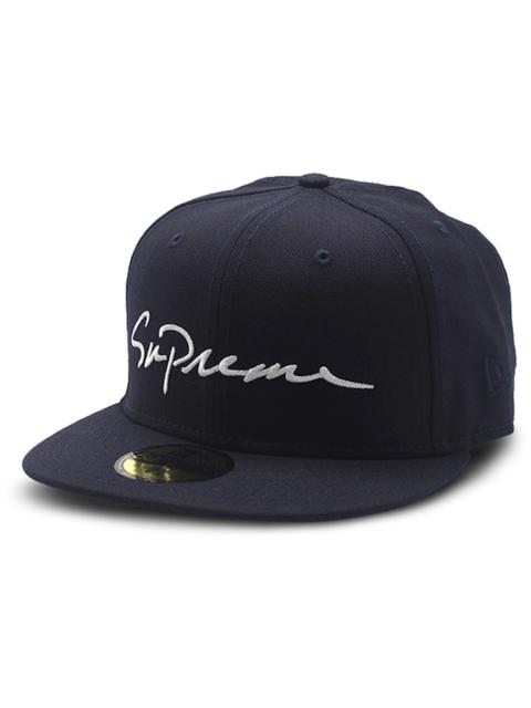 Supreme Supreme Classic Script New Era Cap Navy